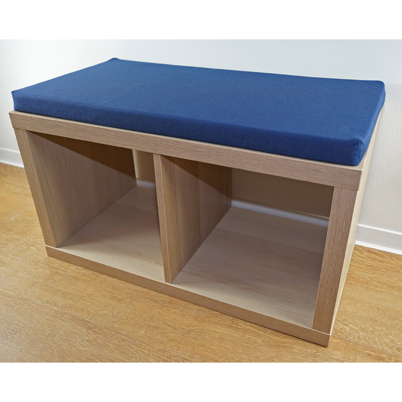 Sitzauflage für Ikea Kallax 2er Regal 76,5x39 cm